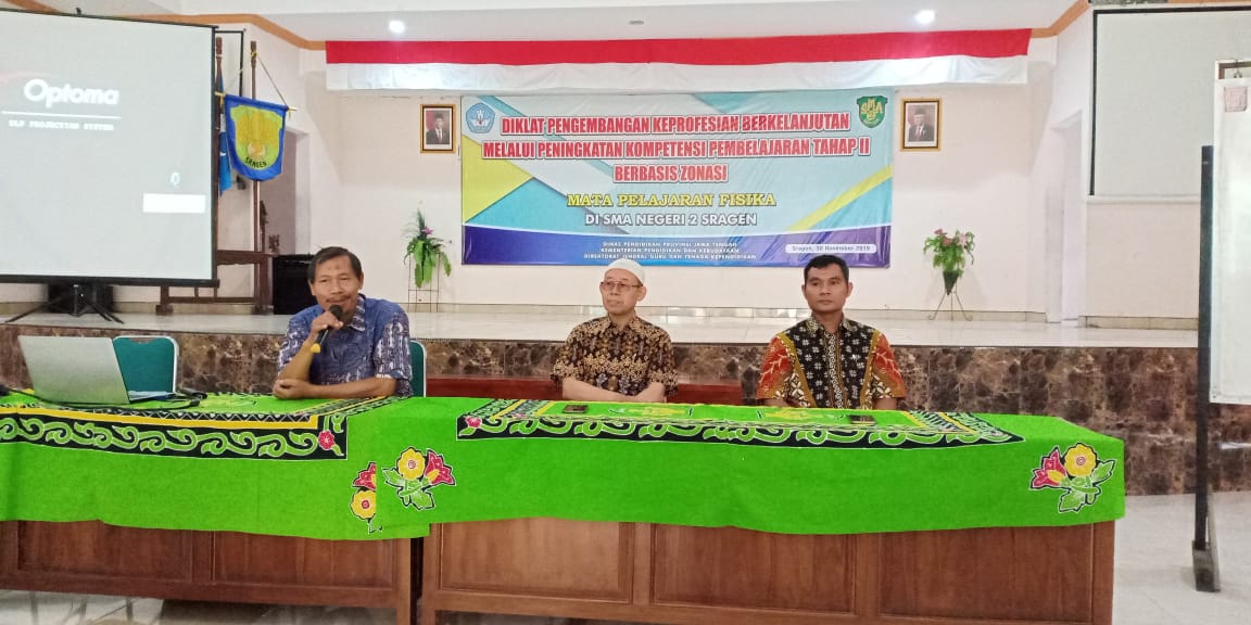 Diklat Pengembangan Keprofesian Berkelanjutan Melalui PKP Tahap II Berbasis Zonasi