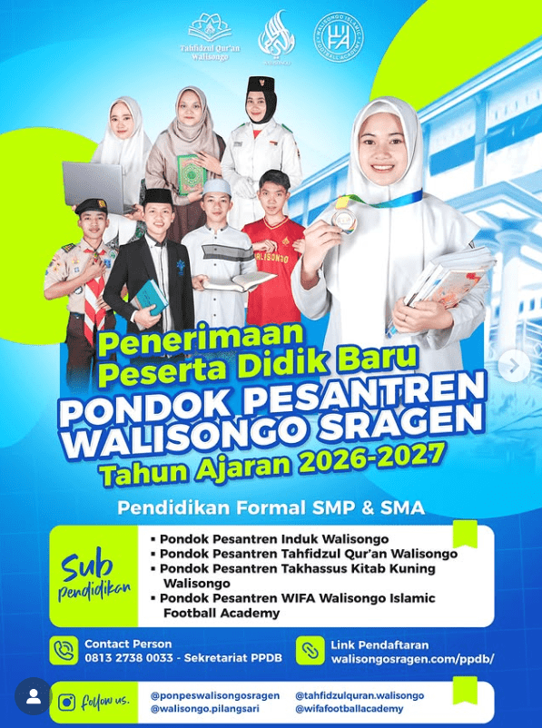 PPDB SMA Walisongo Sragen Tahun 2025
