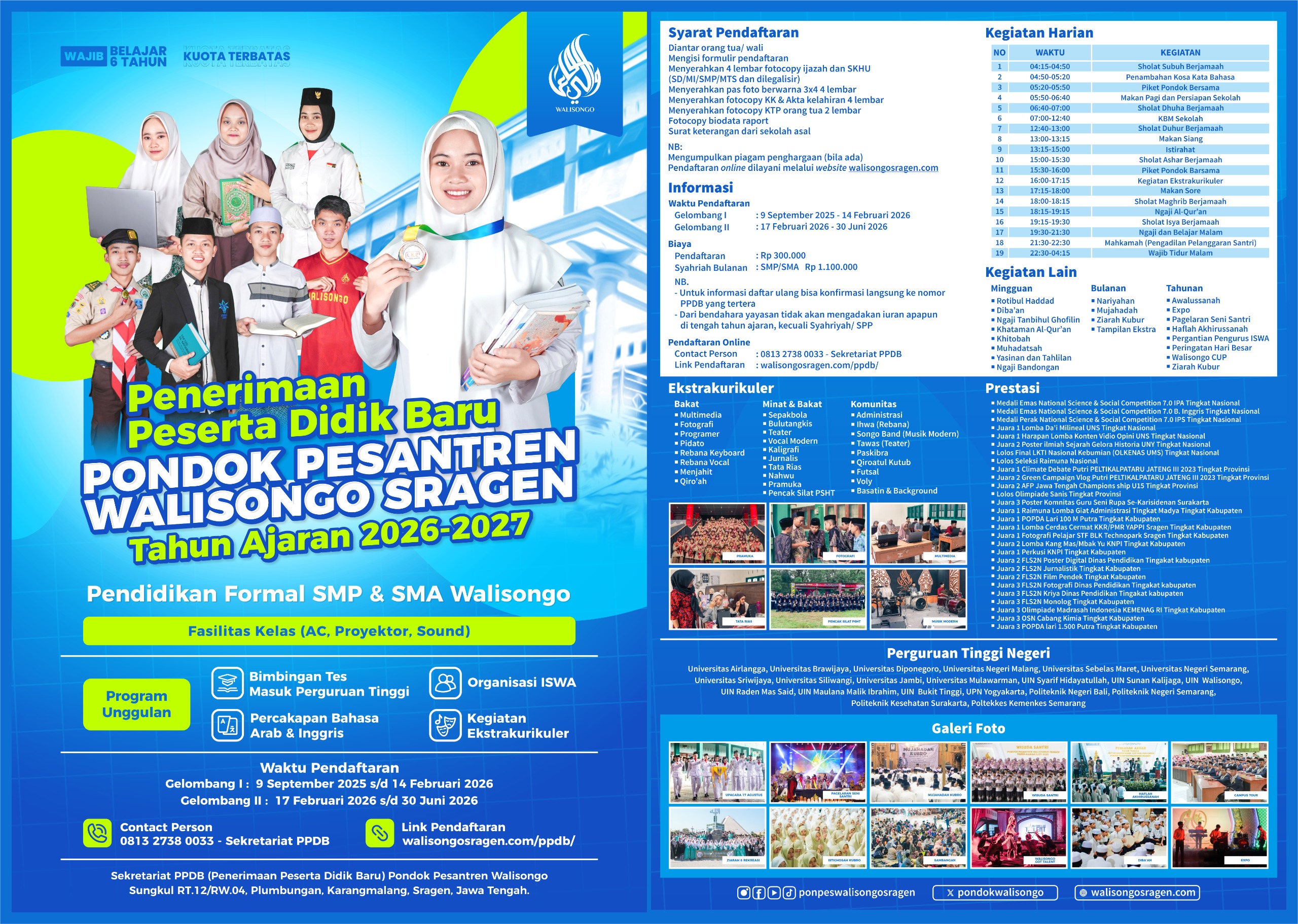 PPDB SMA Walisongo Terbaru